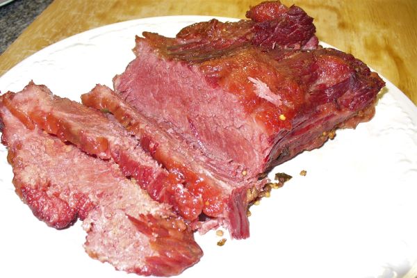 Braised corned beef photo by Carole Cancler