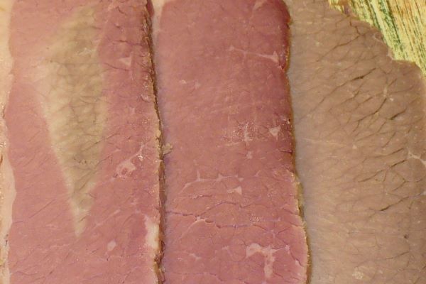 Corned beef under-cured, cured, uncured photo by Carole Cancler